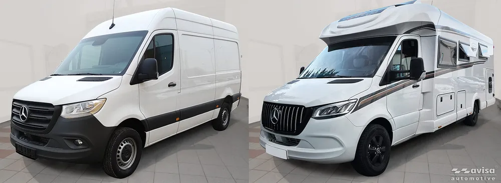 Salono apdailos detalė MERCEDES SPRINTER III 2018-> (2 vnt., kairė/dešinė) AVISA 2/53500