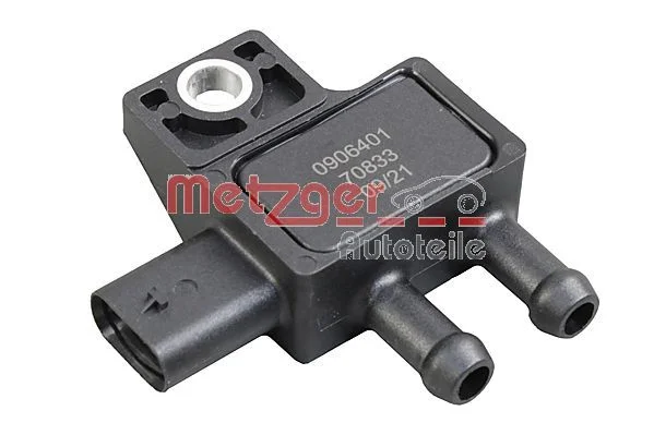 Sensor, pressão de escape METZGER 0906401