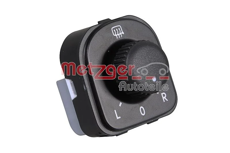Interruptor, ajuste do espelho retrovisor exterior METZGER 09161125