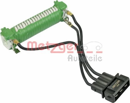 Resistor de Série, motor elétrico (ventoinha do radiador) METZGER 0917246