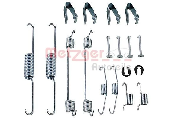 Accessory Kit, brake shoes METZGER 105-0038