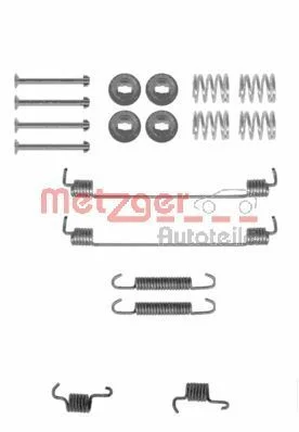 Kit de acessórios, sapatas de travão METZGER 105-0777