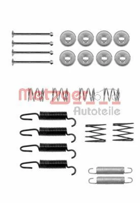 Kit de acessórios, sapatas do travão de estacionamento METZGER 105-0816
