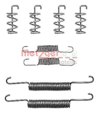 Kit de acessórios, sapatas do travão de estacionamento METZGER 105-0832