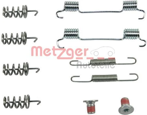 Kit de acessórios, sapatas do travão de estacionamento METZGER 105-0874