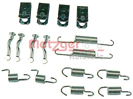 Kit de acessórios, sapatas do travão de estacionamento METZGER 105-0876