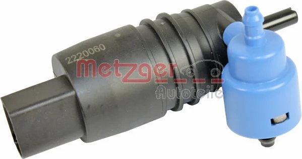 Washer Fluid Pump, window cleaning METZGER 2220060