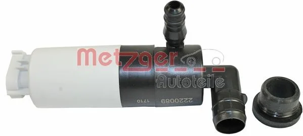 Washer Fluid Pump, window cleaning METZGER 2220089