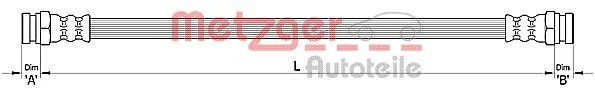 Tubo de Travão METZGER 4110485