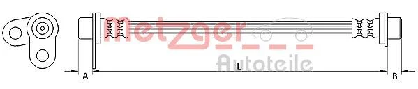 Tubo de Travão METZGER 4110746