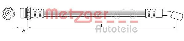 Brake Hose METZGER 4111032