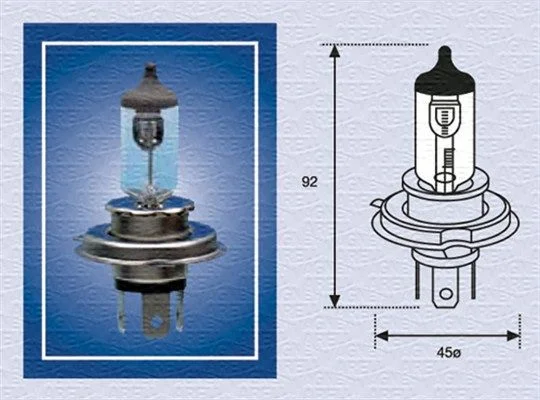 Lâmpada, farol de busca MAGNETI MARELLI 002156100000