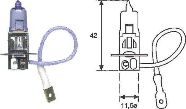 Lâmpada, luz de nevoeiro dianteira MAGNETI MARELLI 002553100000