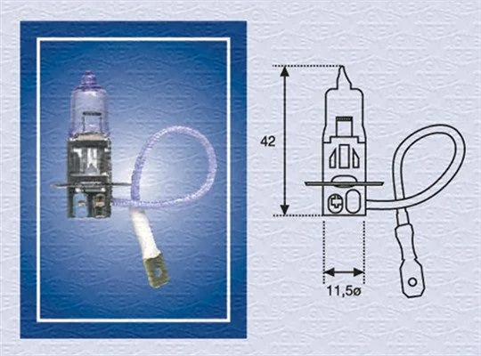 Lâmpada, luz de nevoeiro dianteira MAGNETI MARELLI 002554100000