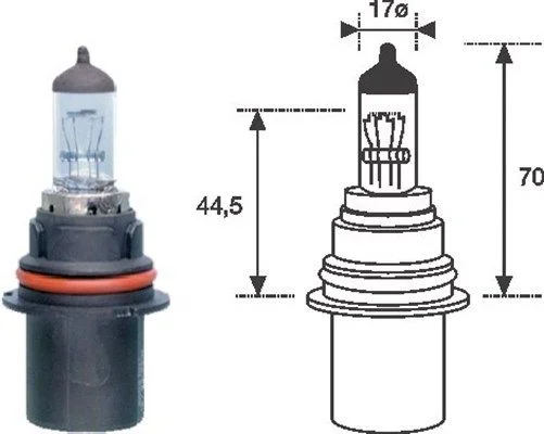 Lâmpada, farol de busca MAGNETI MARELLI 002555200000