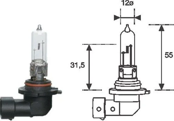 Lâmpada, farol de busca MAGNETI MARELLI 002577200000