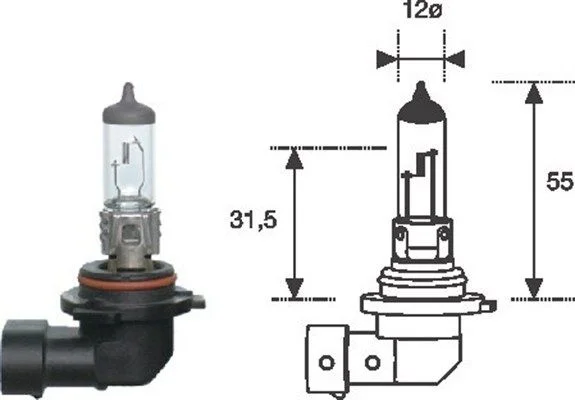 Lâmpada, farol de busca MAGNETI MARELLI 002577300000