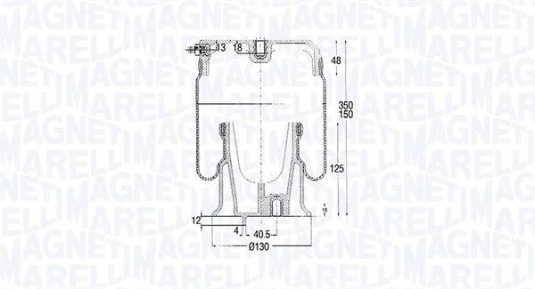 Fole, suspensão pneumática MAGNETI MARELLI 030607020185