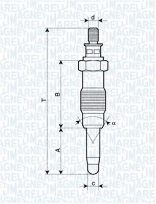 Glow Plug MAGNETI MARELLI 062583003304