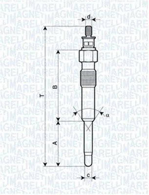Glow Plug MAGNETI MARELLI 062900007304