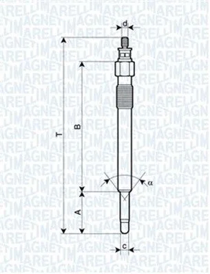Glow Plug MAGNETI MARELLI 062900020304