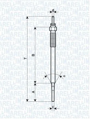 Glow Plug MAGNETI MARELLI 062900036304