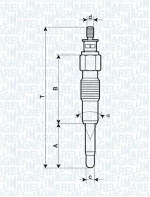 Glow Plug MAGNETI MARELLI 062900040304