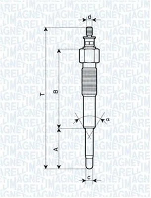 Glow Plug MAGNETI MARELLI 062900041304