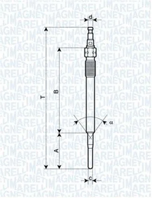 Glow Plug MAGNETI MARELLI 062900051304