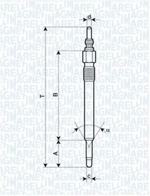 Glow Plug MAGNETI MARELLI 062900057304