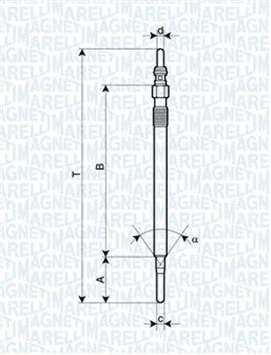 Glow Plug MAGNETI MARELLI 062900062304