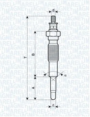 Glow Plug MAGNETI MARELLI 062900063304