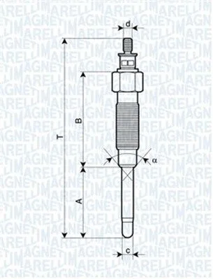 Glow Plug MAGNETI MARELLI 062900065304
