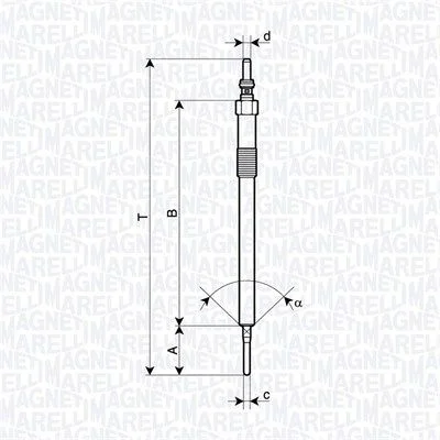 Vela de Incandescência MAGNETI MARELLI 062900137304