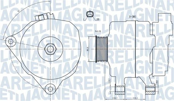 Alternador MAGNETI MARELLI 063731499010