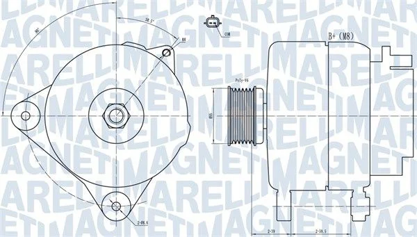 Alternador MAGNETI MARELLI 063731887010