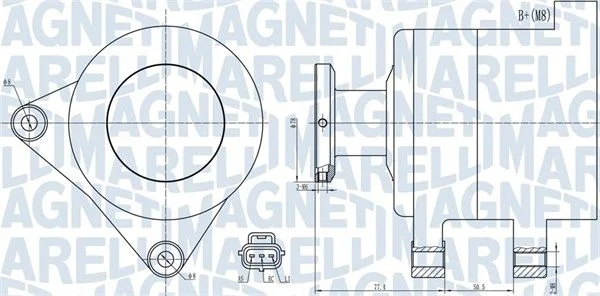 Alternador MAGNETI MARELLI 063731999010