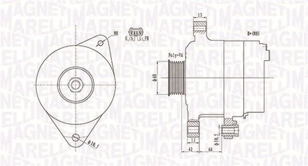 Alternador MAGNETI MARELLI 063732112010
