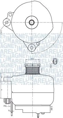 Alternador MAGNETI MARELLI 063732190010