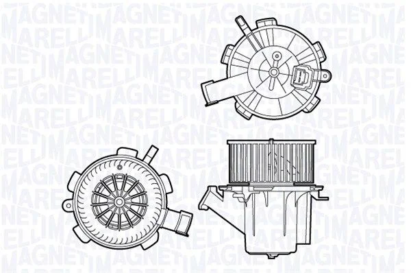 Ventoinha interior MAGNETI MARELLI 069412706010