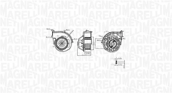 Ventoinha interior MAGNETI MARELLI 069412761010