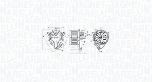 Ventoinha interior MAGNETI MARELLI 069412764010