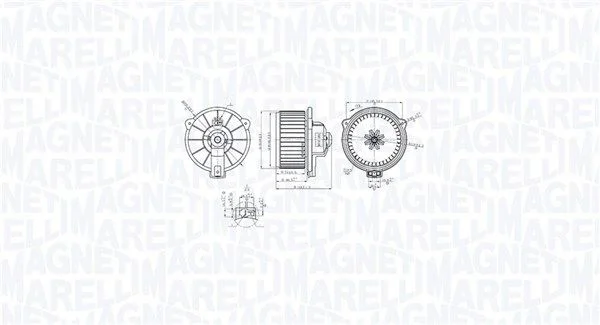 Ventoinha interior MAGNETI MARELLI 069412768010