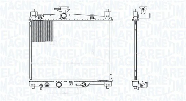 Radiator, engine cooling MAGNETI MARELLI 350213176300