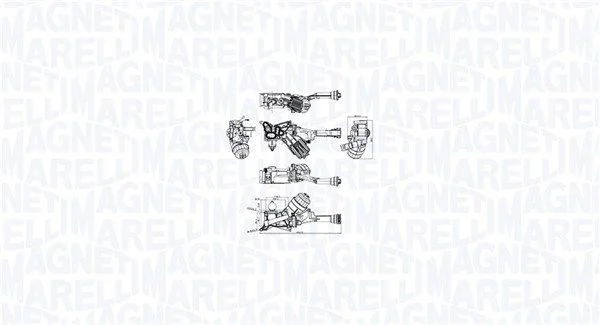 Oil Cooler, engine oil MAGNETI MARELLI 350300001200