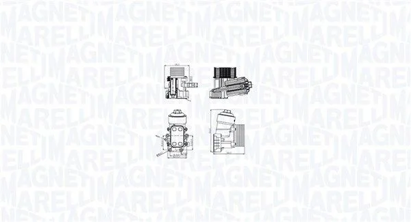 Arrefecedor de óleo, óleo do motor MAGNETI MARELLI 350300003400