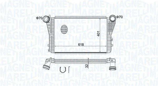 Intercooler MAGNETI MARELLI 351319204030