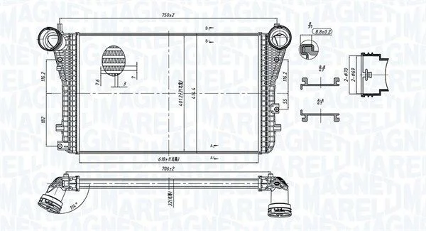 Intercooler MAGNETI MARELLI 351319204040