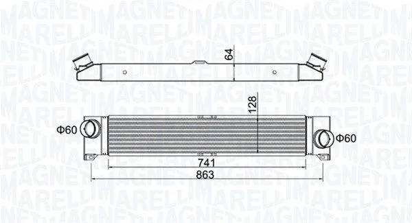 Intercooler MAGNETI MARELLI 351319204230