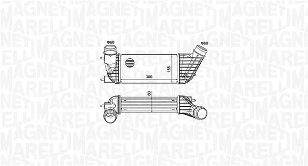 Intercooler MAGNETI MARELLI 351319204260